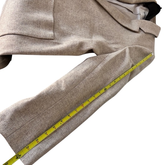 Madewell Women’s Larsen in Light Oatmeal Melange Blazer Jacket Wool Blend XL - Picture 8 of 12